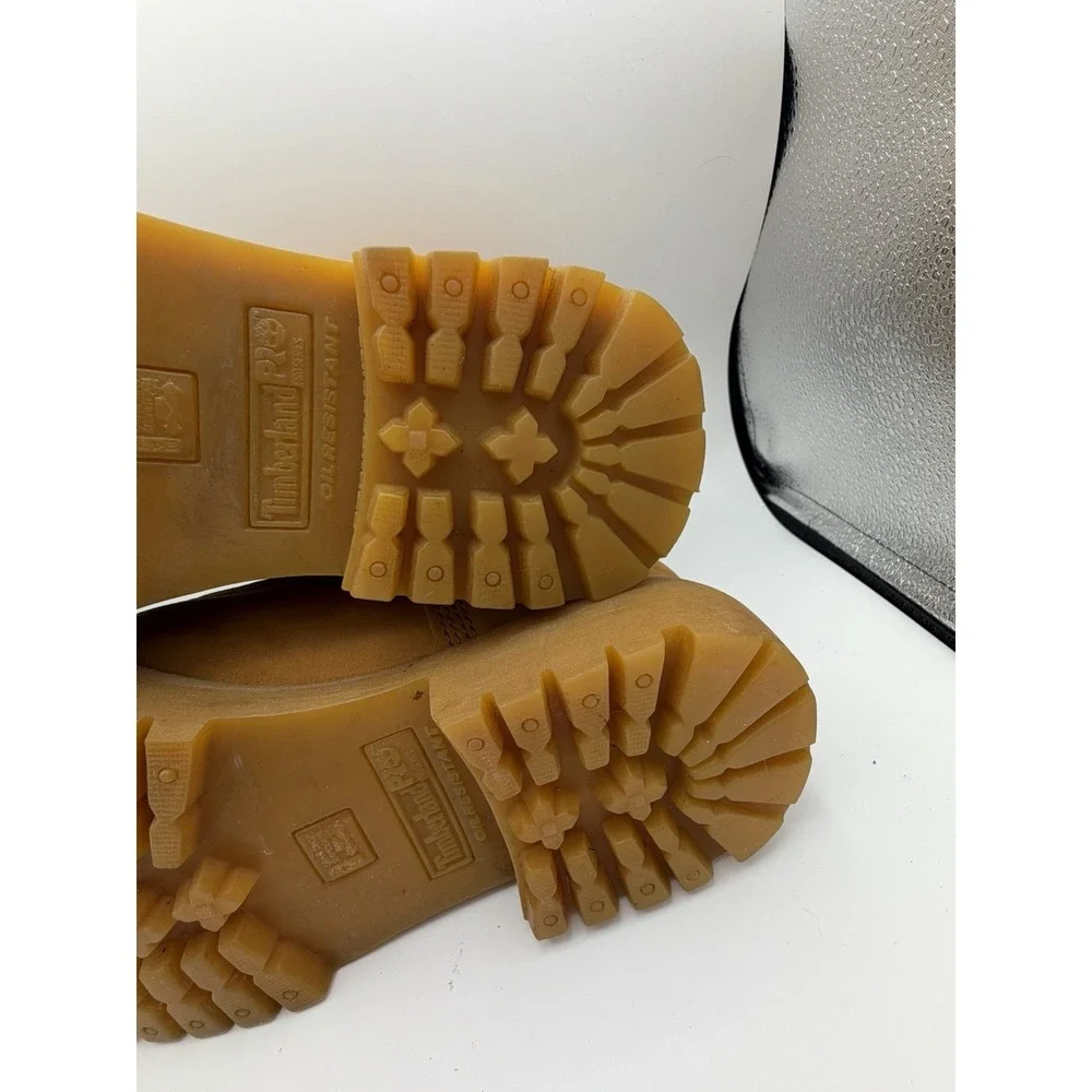 Timberland PRO 65030 Waterproof Work Boots Men's 6.5 M Wheat Soft Toe.    1779